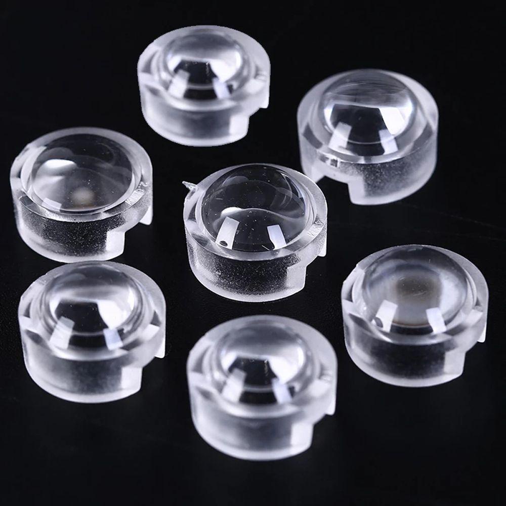 NICKOLAS1 Lensa LED DIY Lampu LED PCB Collimator Lens Cembung Lensa Akrilik15 30 45 60 90 Lensa 100 Derajat Untuk IR CCTV Lensa Mini