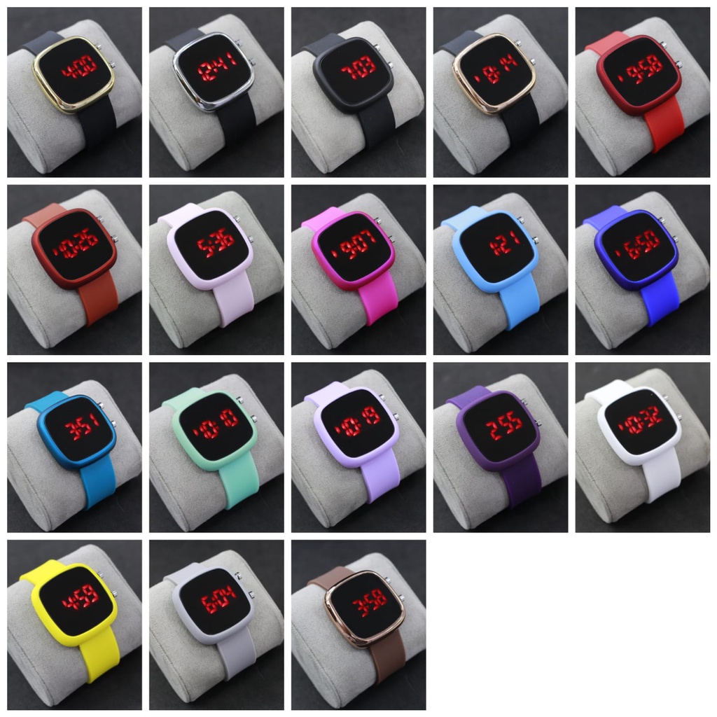 jam tangan Led Watch Oval Top Quality/jam tangan/Led Watch Oval Top Quality/jam tangan wanita led/jqm tangan wanita/Led Watch Oval Top Quality/jam rubber wanita