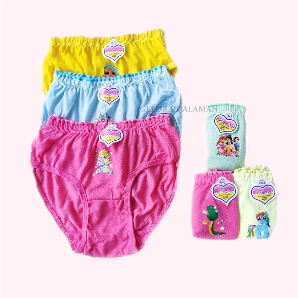 6 Pcs Celana Dalam Anak Perempuan Pakaian Dalam Anak