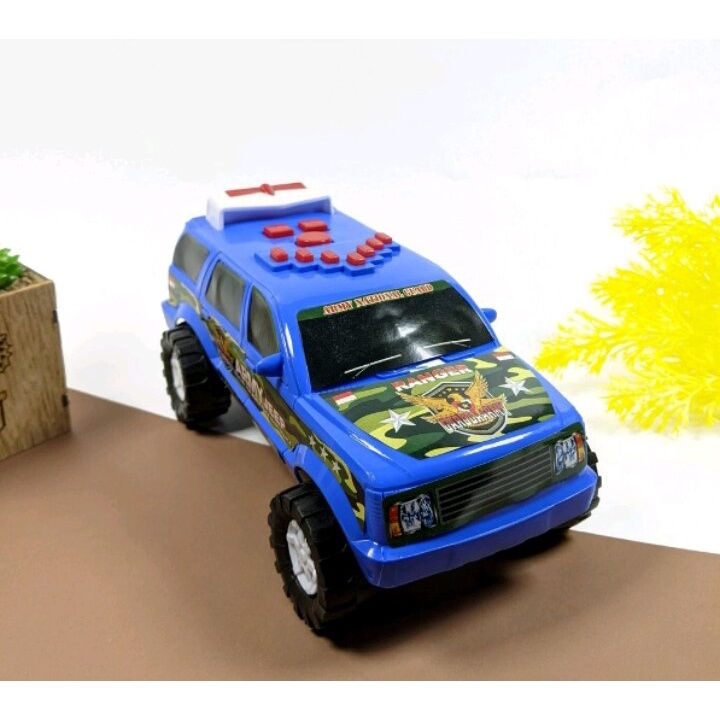 Mainan Mobil Jeep Polisi Indonesia Kecil Murah / Mainan Anak Mobil Polisi Jeep / Mainan Anak Mobil J