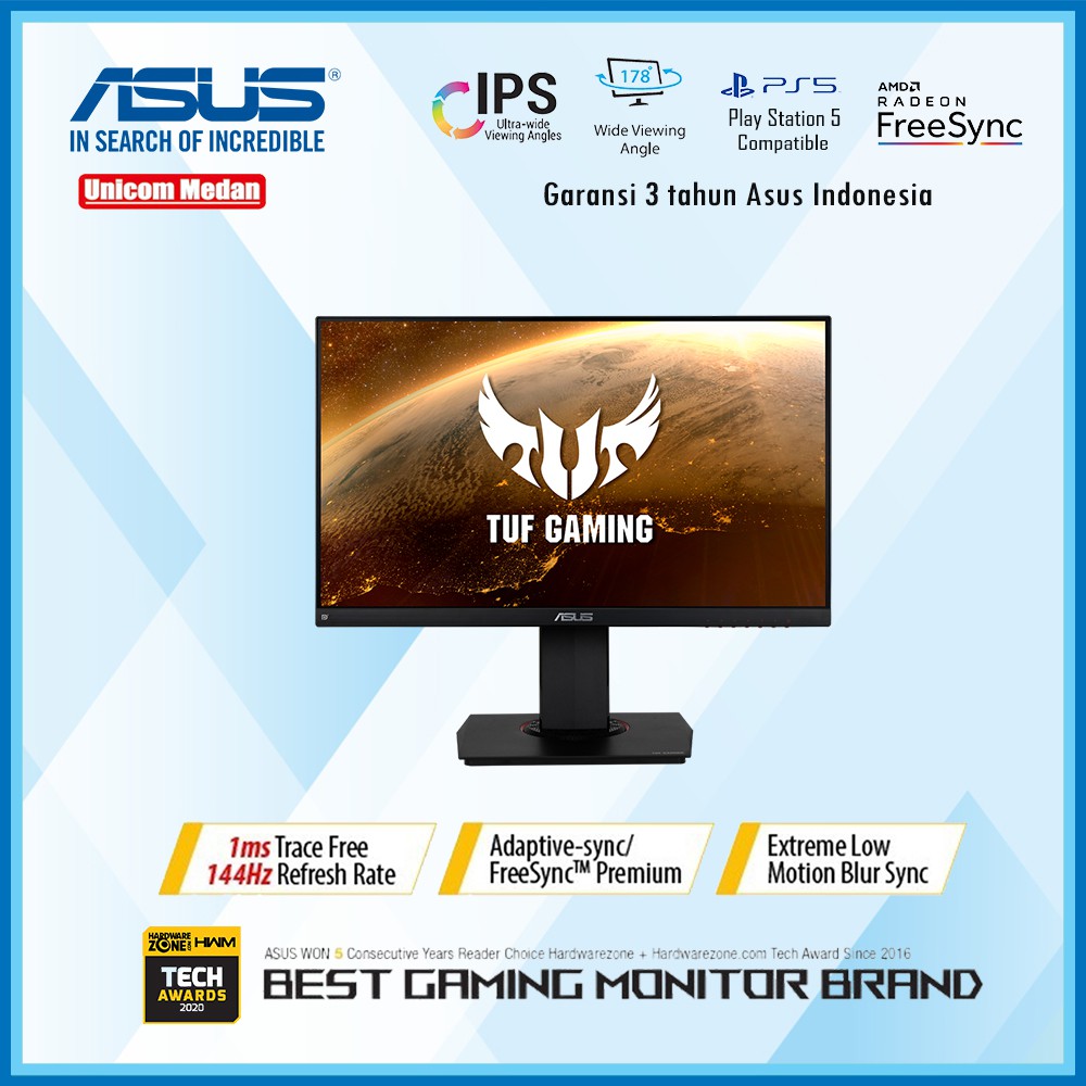 Monitor ASUS TUF GAMING VG249Q Gaming - 24 inch Full HD 144Hz