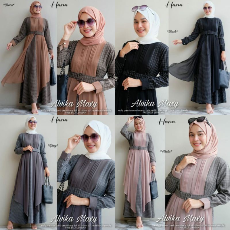 ALVIKA MAXY/GAMIS JUMBO/SET MURAH/TUNIK JUMBO