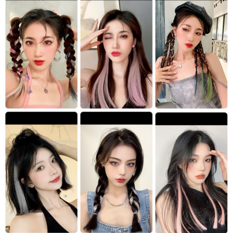 Magic789 Wig / Rambut Palsu Wanita Model Panjang Keriting Untuk Pesta / Club