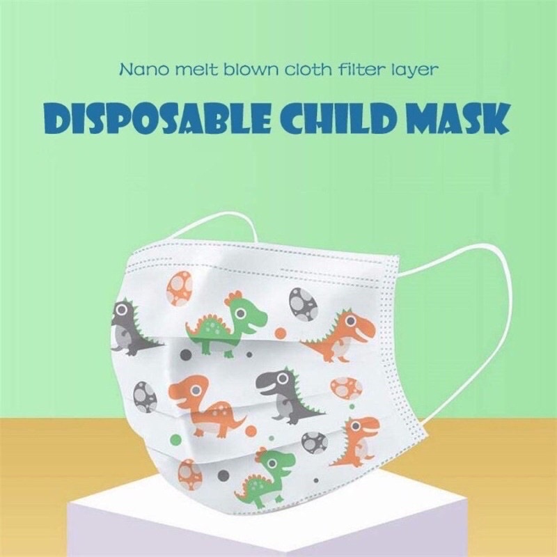 MASKER ANAK EARLOOP COWOK CEWEK MOTIF