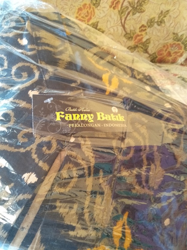Gamis Batik Syari Sogan Kombinasi Trendy Modern