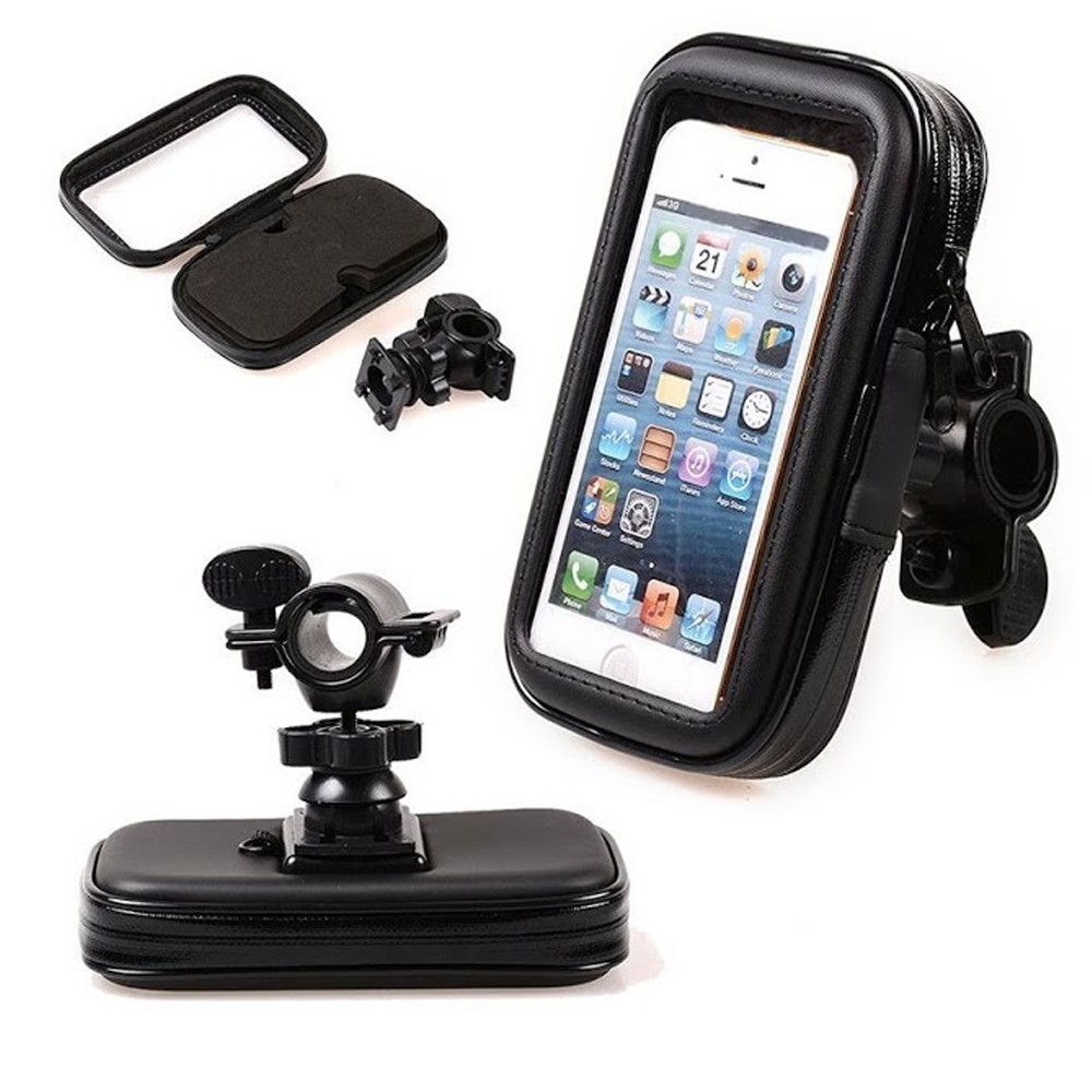 SEPEDA / MOTOR HOLDER TEMPAT HP JM-MT21 TAS GPS MAPS ANTI AIR / WATERPROOF HP 6.3 INCH