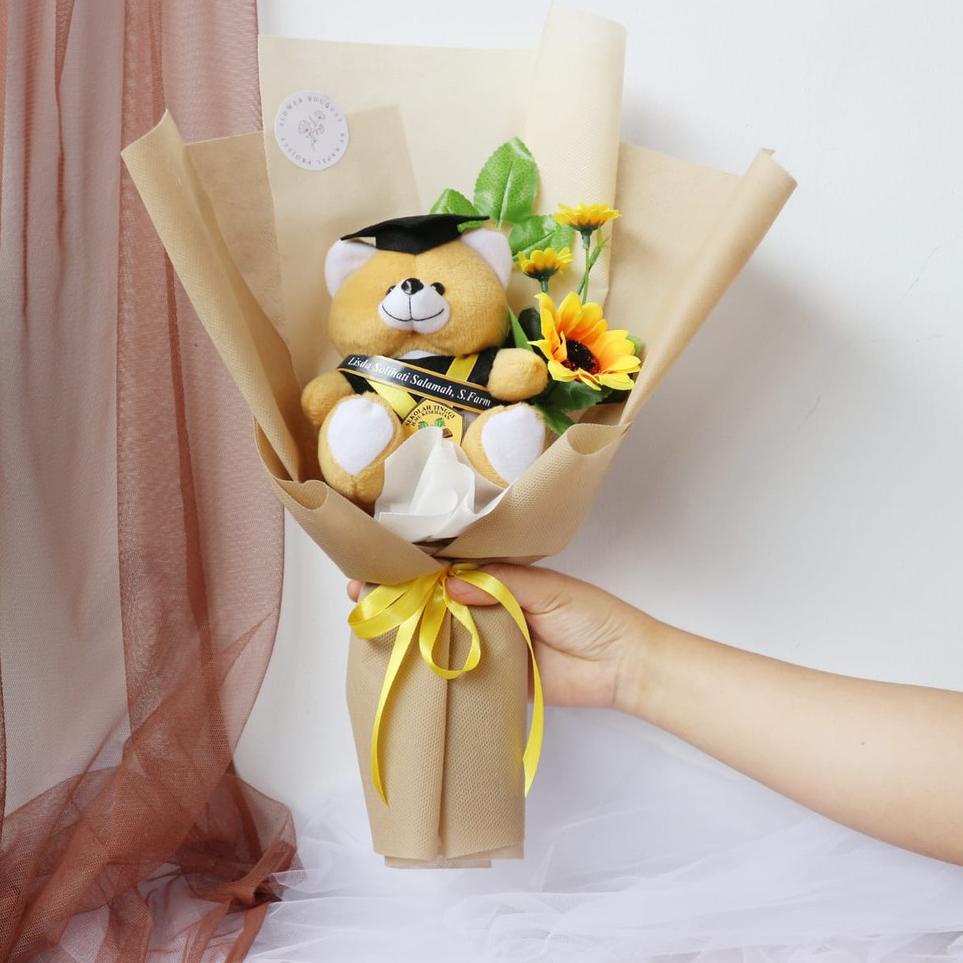 Harga Spesial.. Bucket Bouquet buket bouket kado hadiah gift give bunga wisuda graduation sidang skripsi cewek cowok