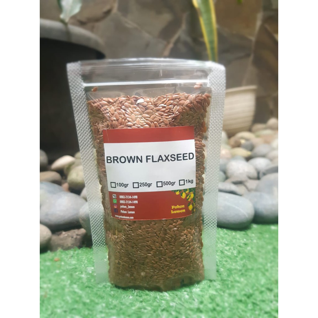 

Brown Flaxseed 100gr *Pekanbaru*