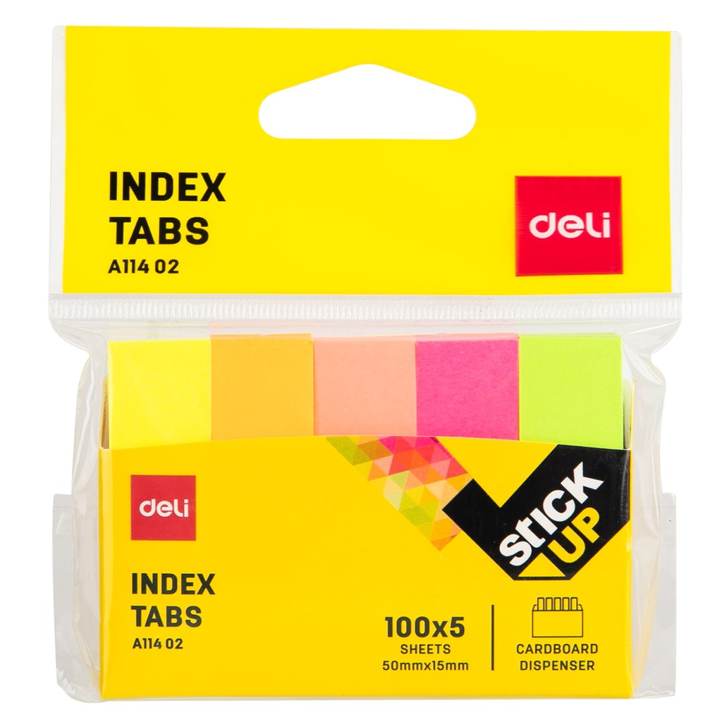 

MYSTYLE DELI STICKY NOTES INDEX TABS STICK UP LABEL MEMO TEMPEL 500 LEMBAR KARAKTER LUCU ALAT TULIS KANTOR SEKOLAH KULIAH EA11402