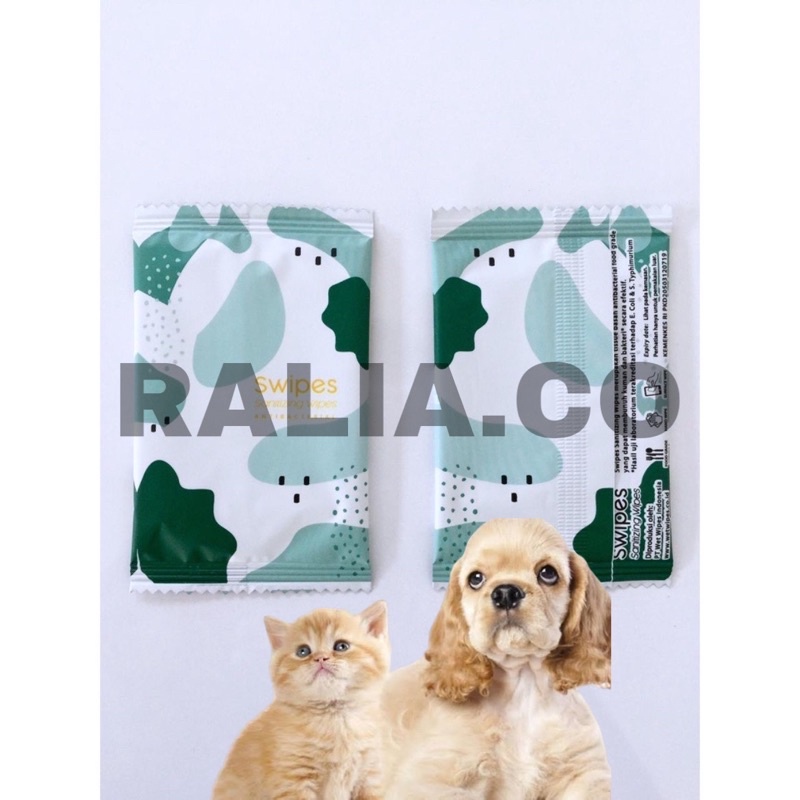 PET WIPES TISU BASAH PAW HIDUNG MATA TELINGA KUCING ANJING KELINCI