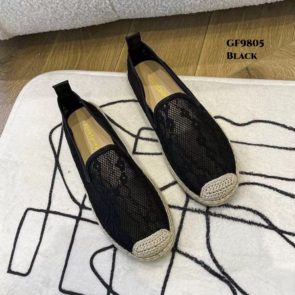 RESTOCK PRF Sepatu Loafers Espadrilles Mesh Classic Shoes GF9805