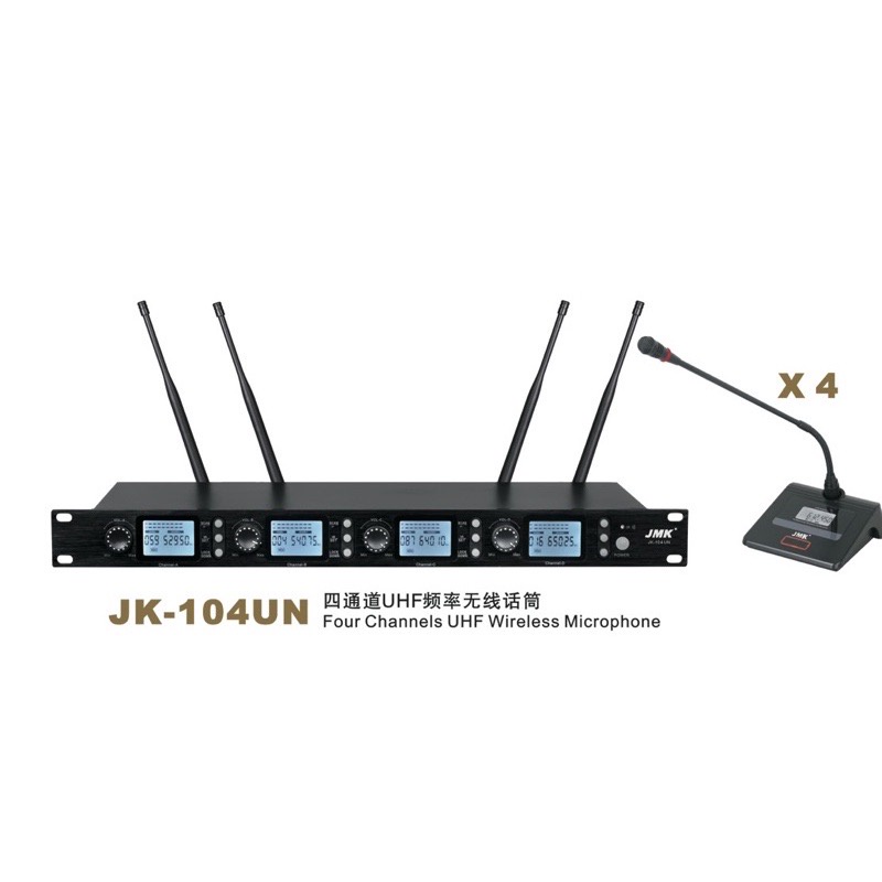 mic podium / meja / conference wireless jmk 4ch / 8ch jk104un /jk108un Mikrofon podium Wireless