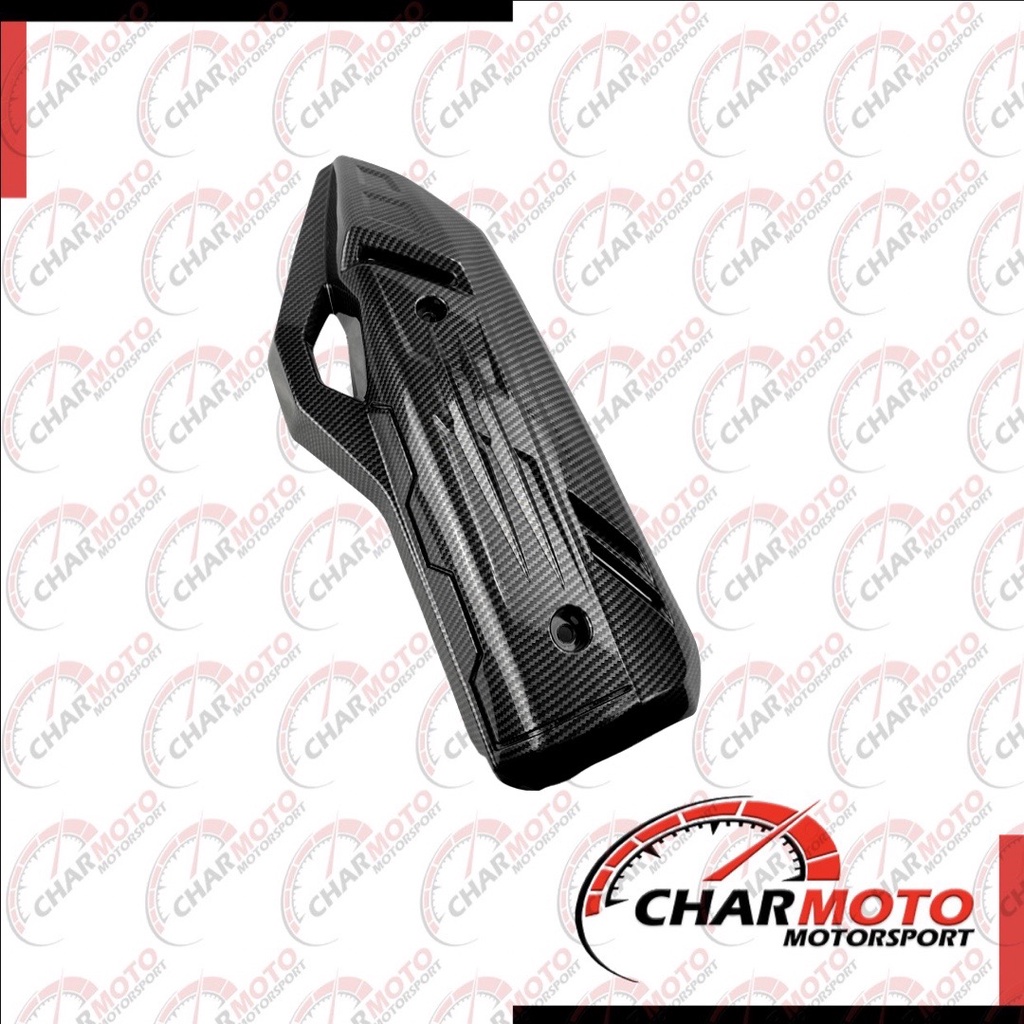 Cover Knalpot Honda Vario 160 PCX 160 Carbon / Tutup Karbon Nemo PNP - Charmoto