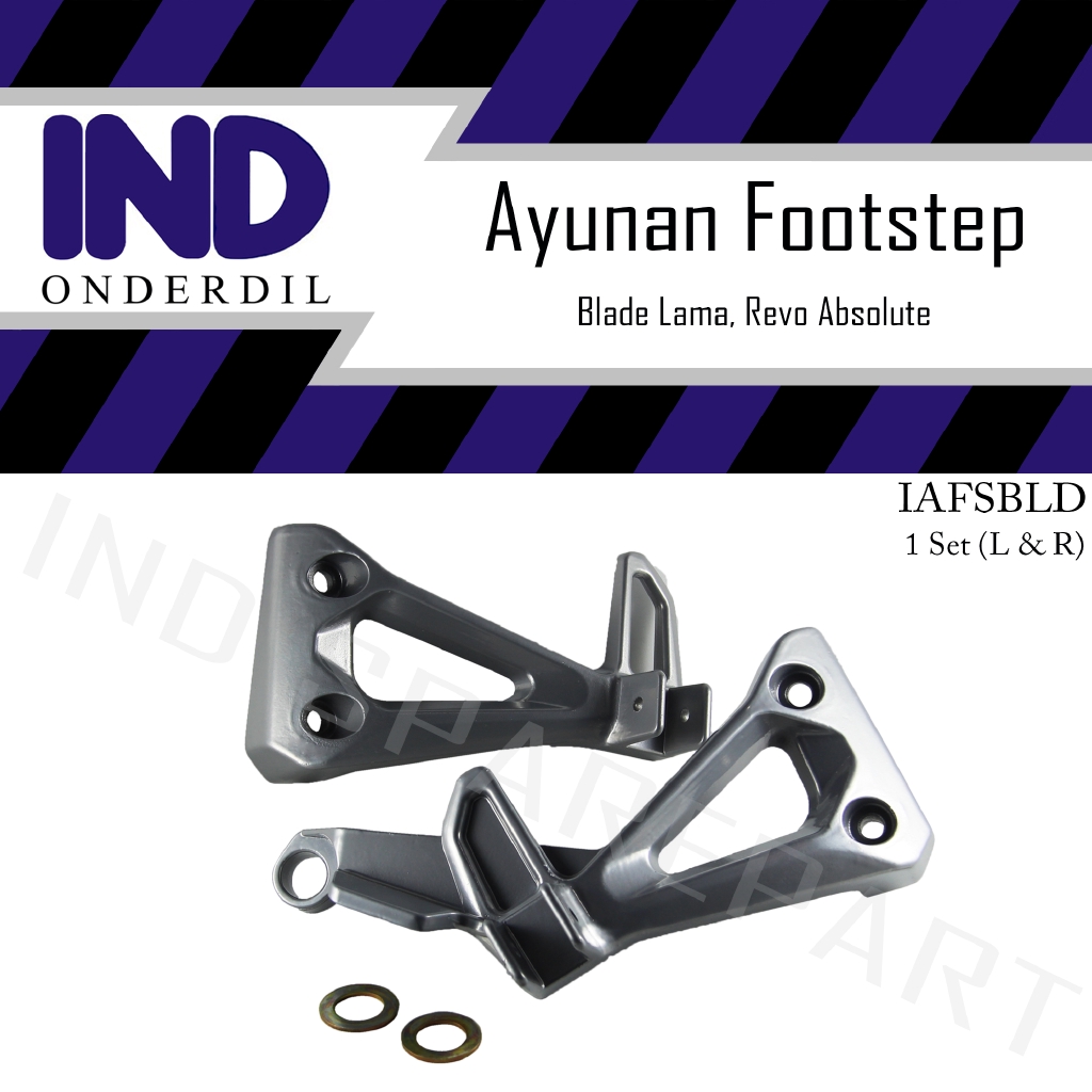 Dudukan-Ayunan-Pangkon-Bracket-Breket Footstep-Foot Step-Belakang Blade Lama.Old-Revo Absolute 110