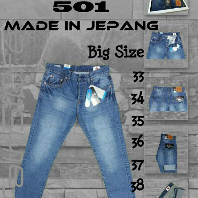 Jeans Levi's 501 - Levi's Original Import - Levi's Made In JEPANG