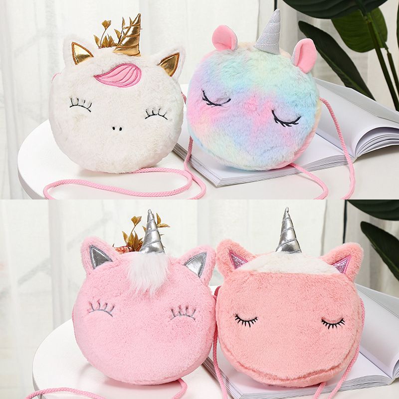 Tas Selempang Anak Unicorn Impor / Tas Fashion Anak Perempuan Lucu Tas Simpan Handphone Headset