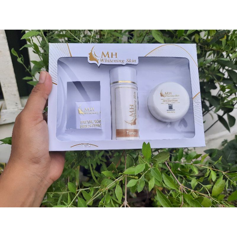 Skincare MH Whitening Skin 1 paket Perawatan Wajah BPOM ORI 100%