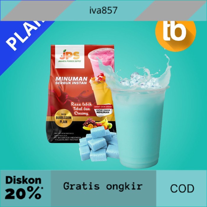 

PROMO JPS Bubuk Bubble Gum Plain (Bubuk minuman dan makanan) GRATIS ONGKIR