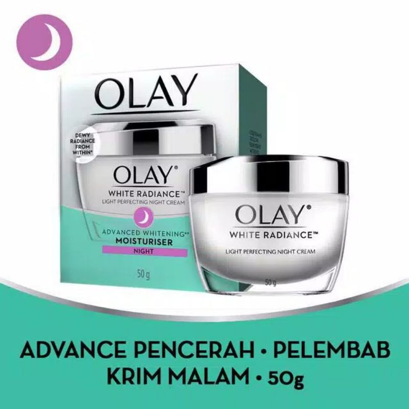 PROMO!! Olay Krim Pagi 50gr / Krim Malam 50gr - Olay Ritual Pencerah