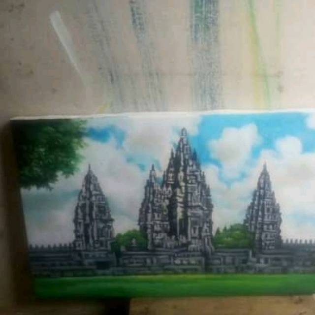 Lukisan candi prambanan