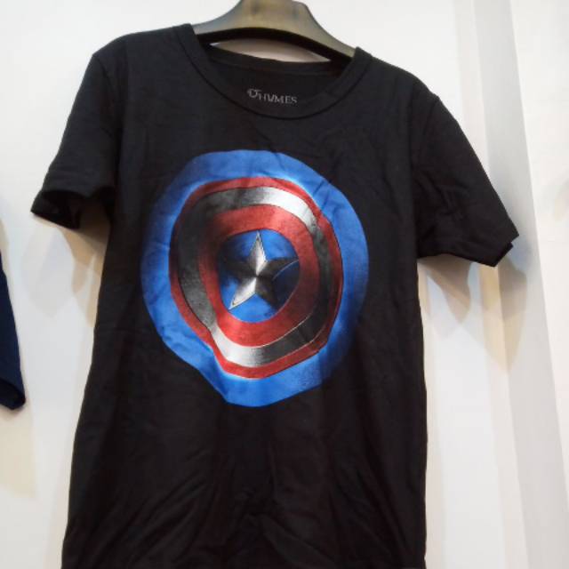 Kaos anak cowok Rhymes kapten america