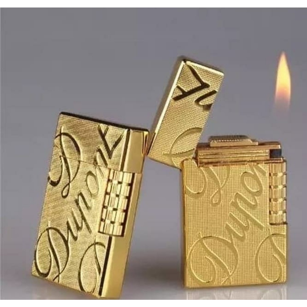 (COD) mancis korek api gas isi ulang model st dupont lighter unik