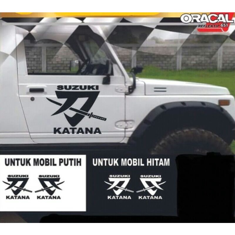 STIKER CUTTING MOBIL Jeep Katana Jimny Kanibal