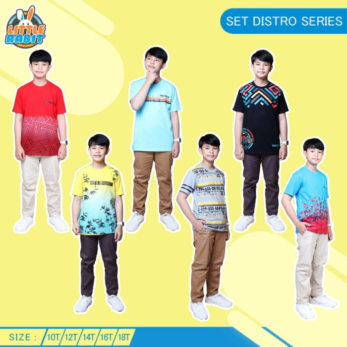 SETELAN KAOS DISTRO JUNIOR by LITTLE RABBIT