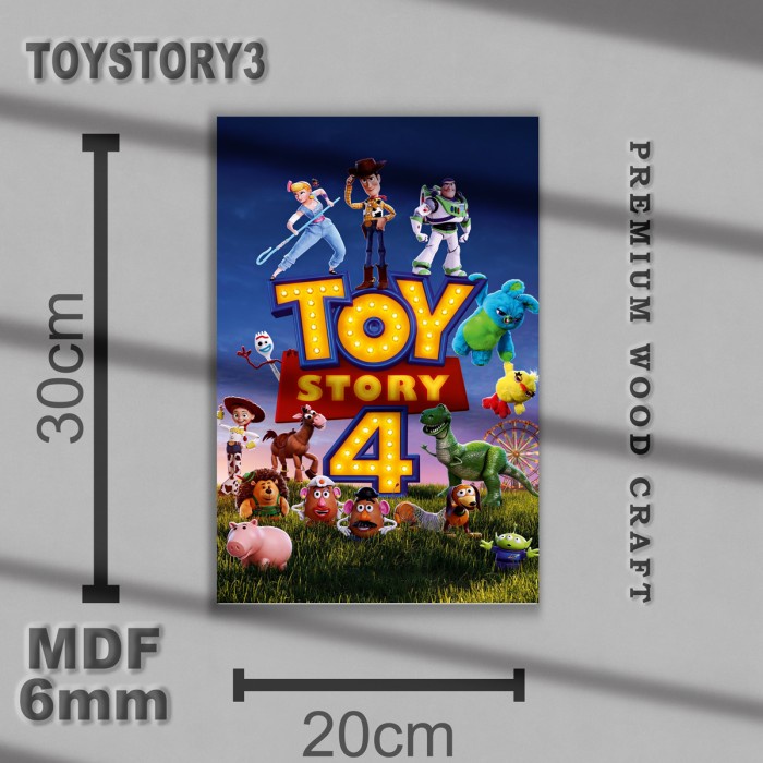 Poster Toy Story Wall Decor - Hiasan Dinding Animasi- Pajangan Dinding