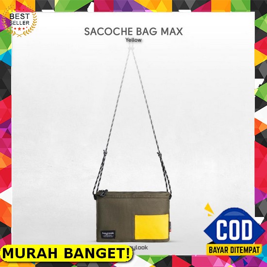 Tas Selempang Pria Waterproof Stylish Impor Distro Cowok Pinggang S4X1 Keren Bahu Anti Air Asli Keki