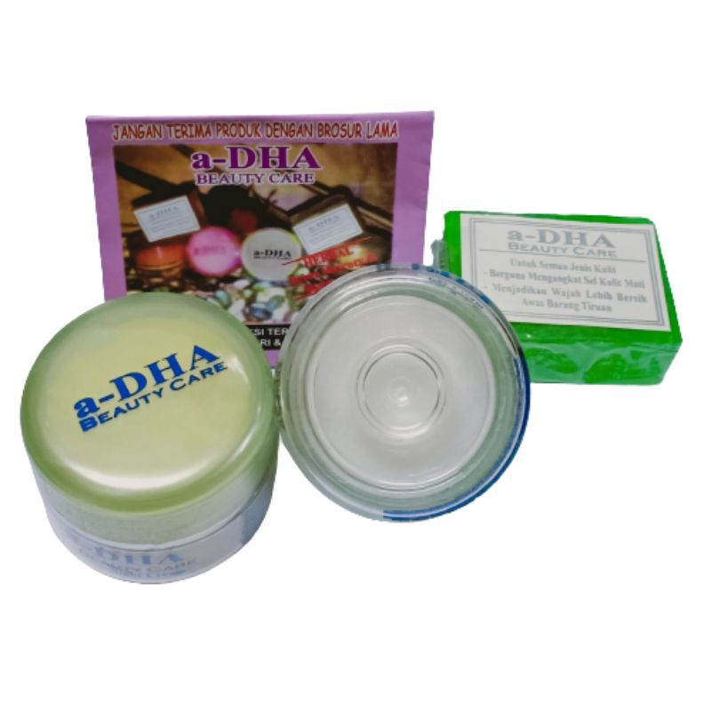 CREAM A DHA 3IN1 PLASTIK / PAKET CREAM WAJAH CANTIK