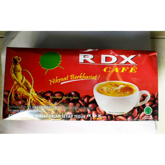 RDX Cafe Kopi Radix Tongkat Ali Original