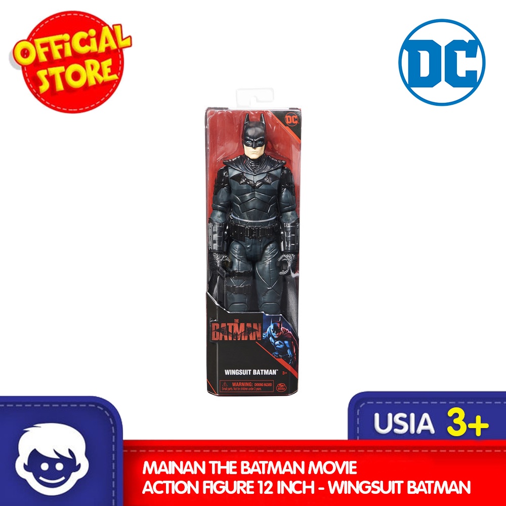Mainan THE BATMAN MOVIE Action Figure 12 Inch - WINGSUIT BATMAN