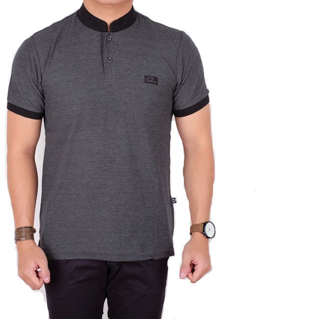 Brotherholicstore Polo  shirt pria lengan pendek  kaos  