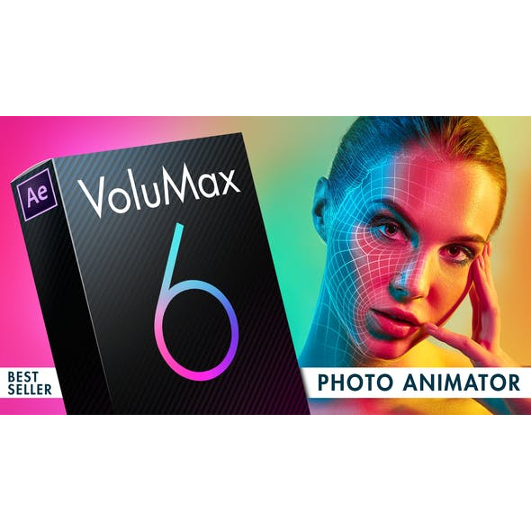 VoluMax 6 3D Photo Animator After Effects Project Files