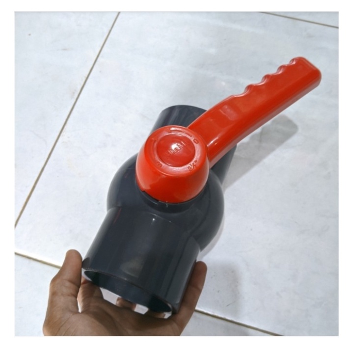 BALL VALVE / STOP KRAN KDJ 2-1/2" / 2.5 INCH DIM BALLVALVE PVC 21/2"