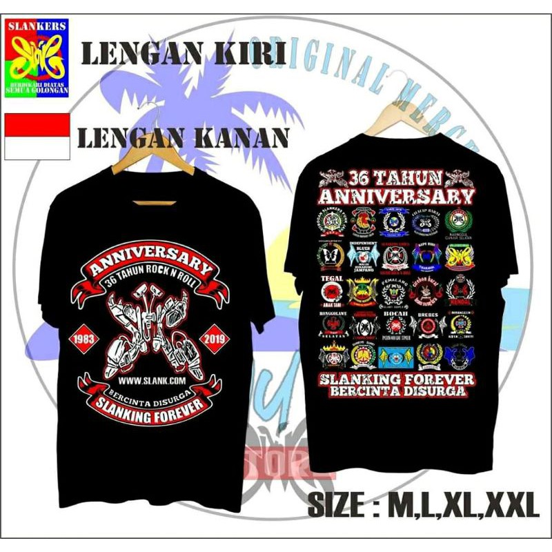 kaos anniversary 36 Slank