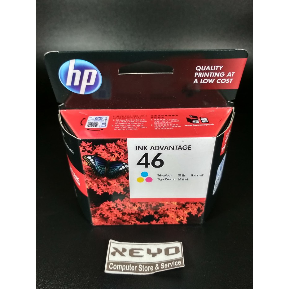 Cartridge Original HP 46 Colour Ultra Ink Advantage 2520hc 2020hc