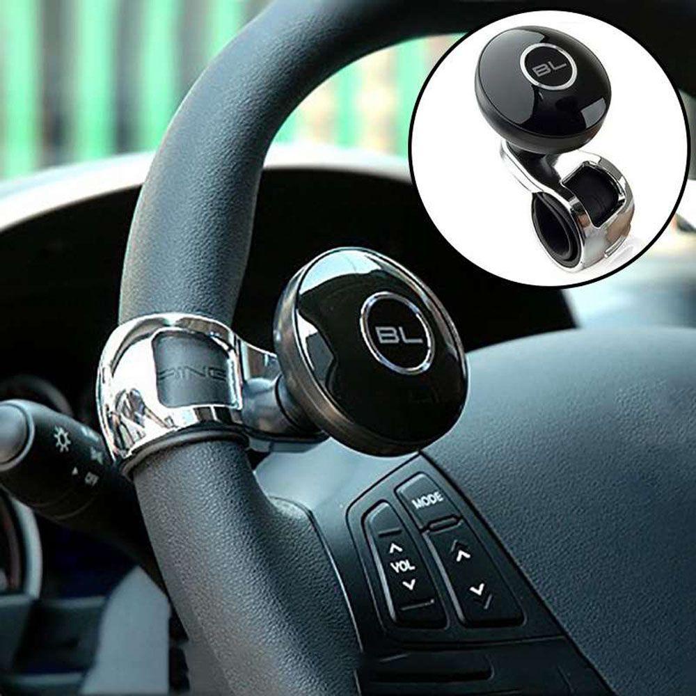 Rebuy Steering Wheel Booster Kreatif Logam Kualitas Tinggi Kontrol Spinner Interior Parts Knob Pegangan Tahan Lama Tambahan Aksesoris Mobil