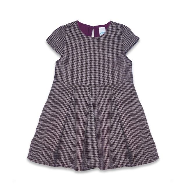 Girls Brown Sparkle Casual Cap Sleeves