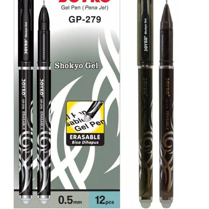 

Menarik.. Joyko gel pen erasable bisa dihapus GP 279 SATUAN HITAM