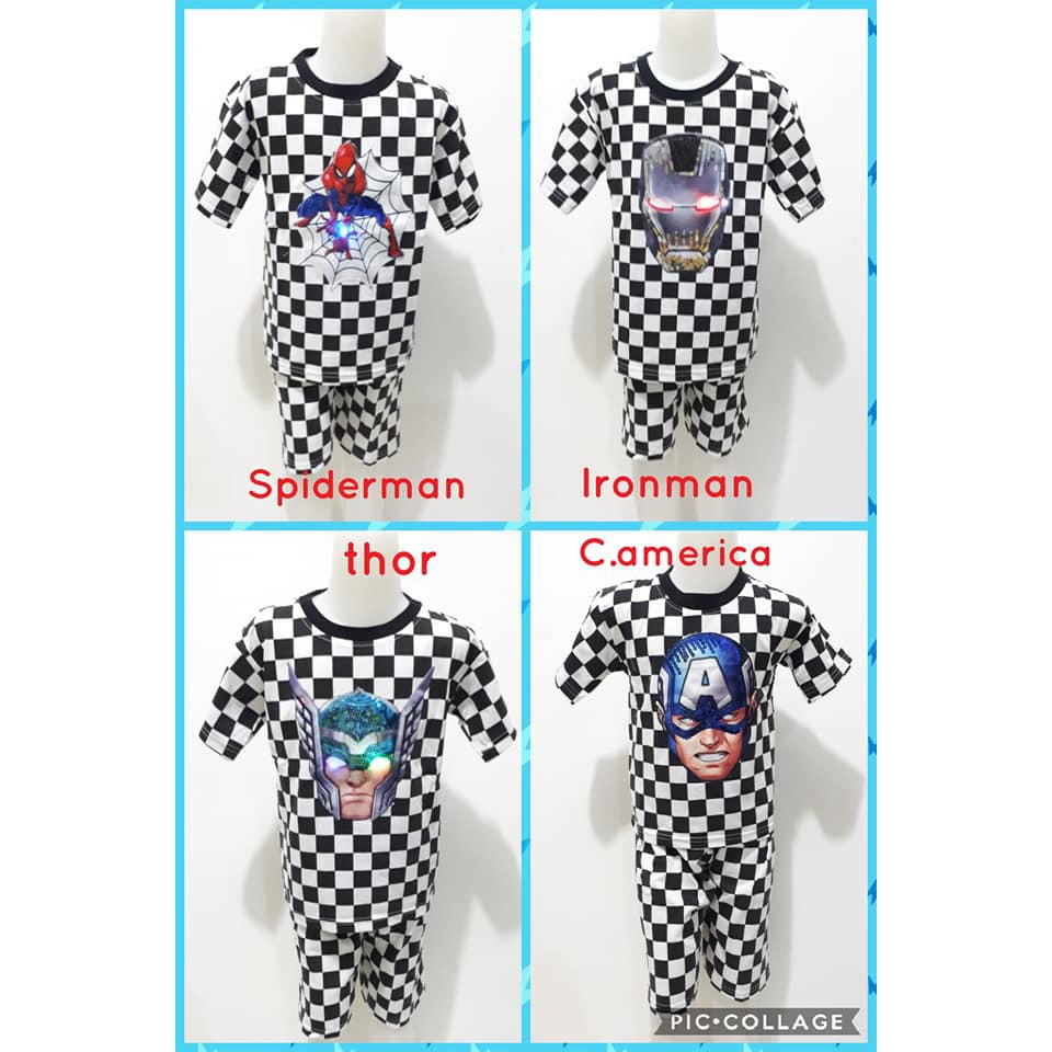 stelan anak LED Catur stelan anak laki laki baju anak stelan anak LED Catur stelan anak laki laki baju anak