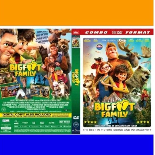 kaset film KARTUN  BIGFOOT FAMILY