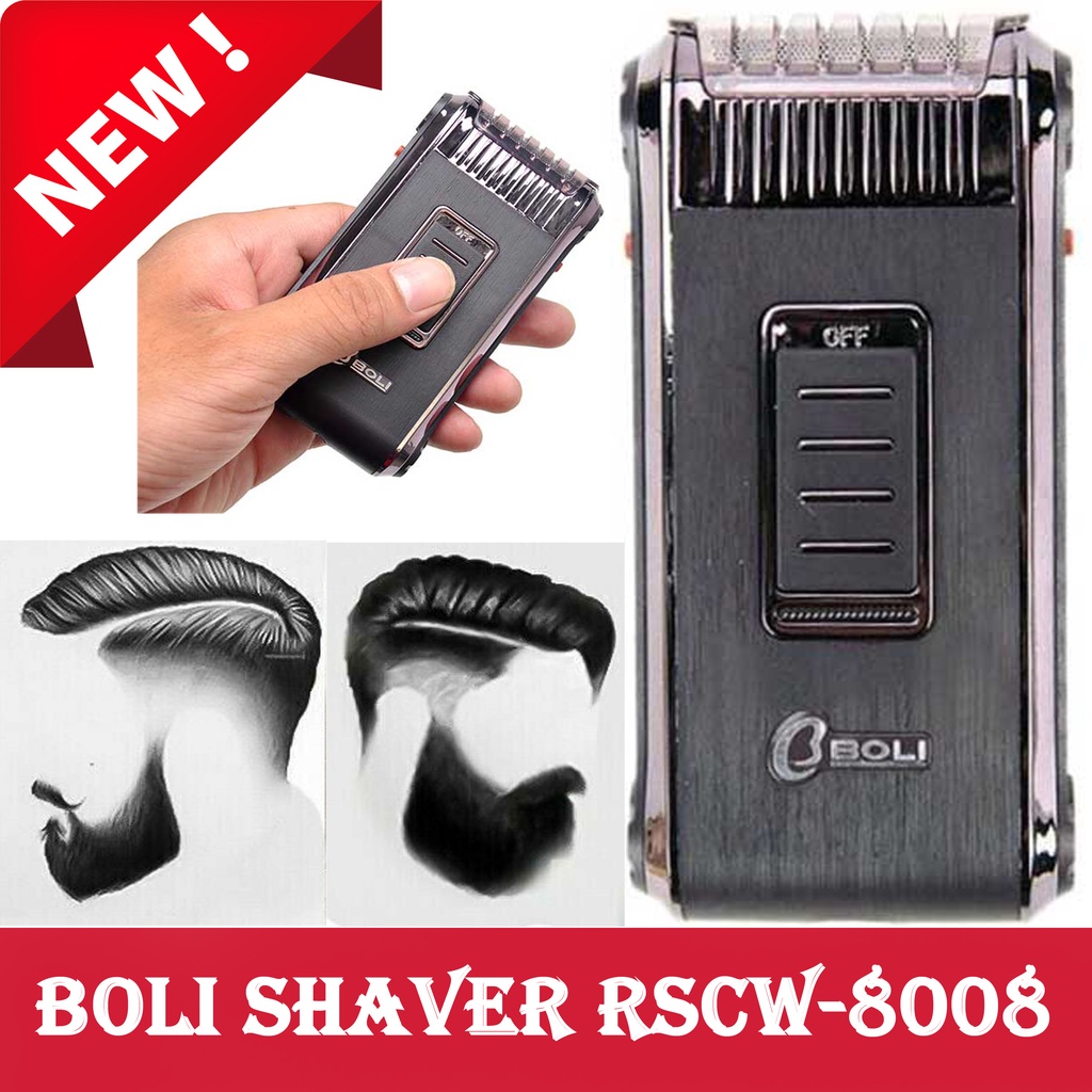 Shaver Boli RSCW-8008 Alat Cukuran Kumis Jenggot Cas