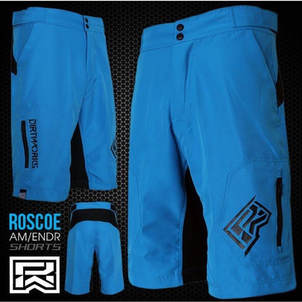 Celana Dirtworks ROSCOE BLUE - Celana MTB - Celana Sepeda MTB AM ENDURO Downhill