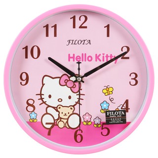 Mute jam dinding jam Hello  kitty  busana sederhana jam 