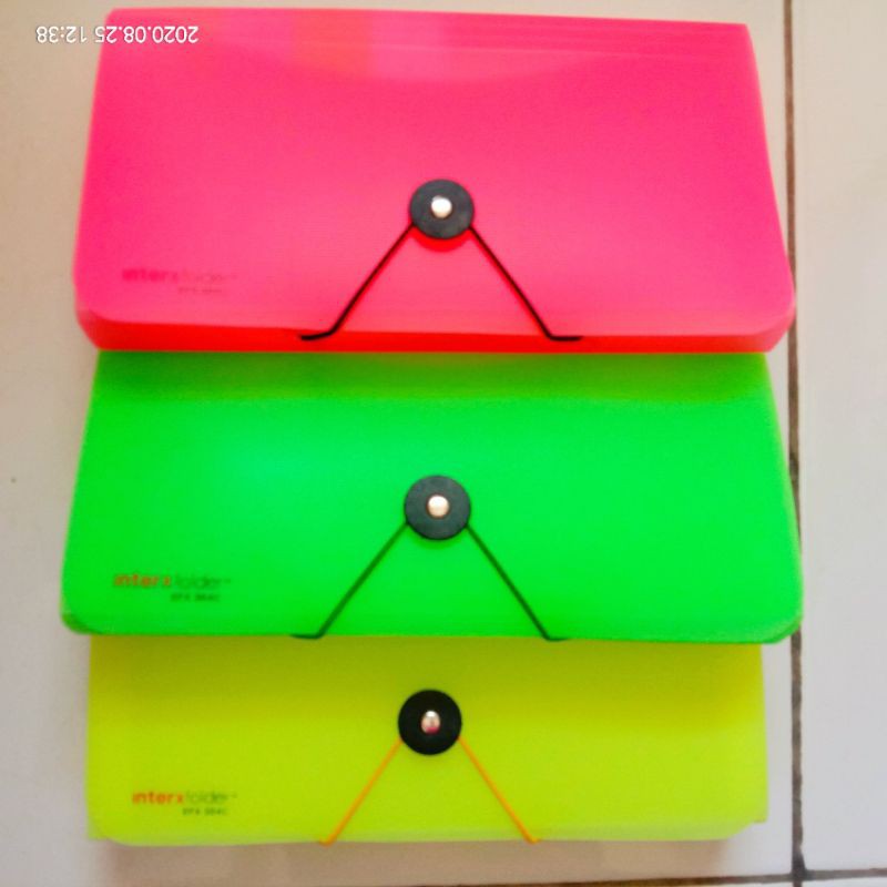 

Expanding file giro/dompet kolektor ukuran kecil merk Inter x folder 26 x 15 cm