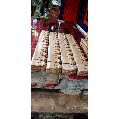 Lisplang Jumbo ukuran 25cmx200cm jati