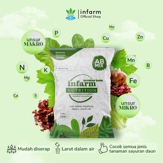 Jual Infarm Nutrisi Ab Mix Sayuran Daun Untuk Liter Pupuk