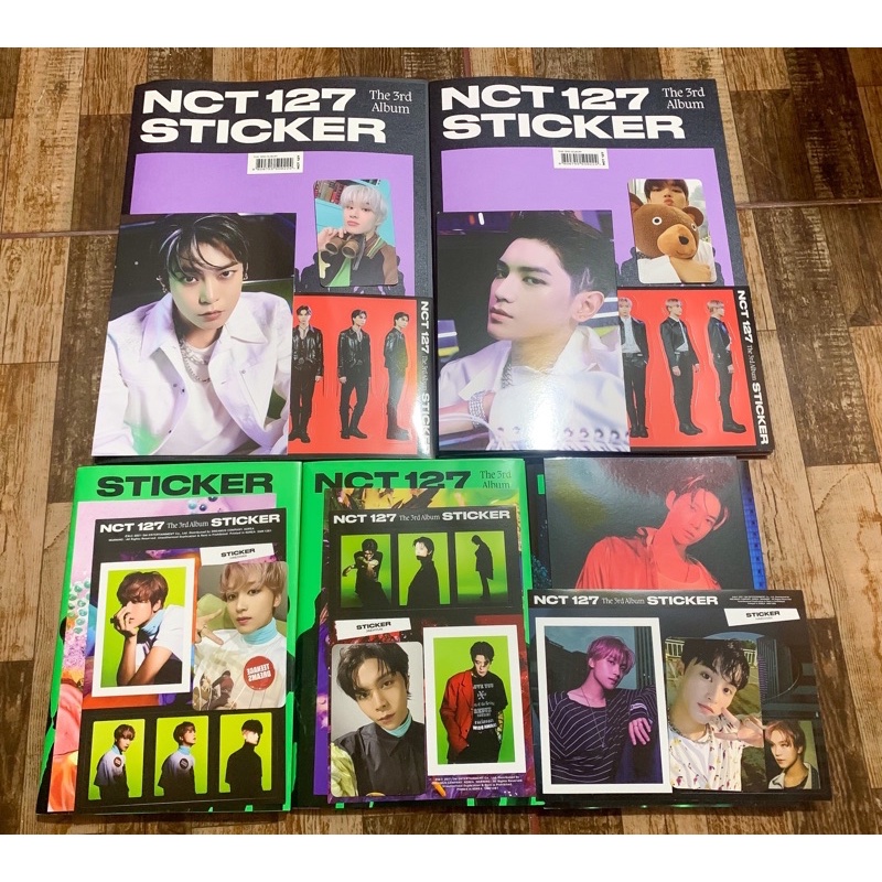 NCT 127 - Album [Sticker] UNSEALED PHOTOBOOK SEOUL CITY STICKY TAEYONG JUNGWOO MARK HAECHAN JOHNNY B